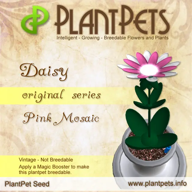 Poster for Daisy *Original Pink Mosaic*